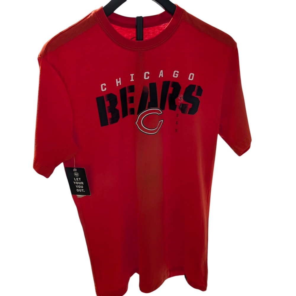 '47 Brand Chicago Bears Red Graphic T-Shirt Size Small NWT